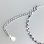 Sterling Silver Pearl Charm Chain Bracelet, thumbnail 2 of 5