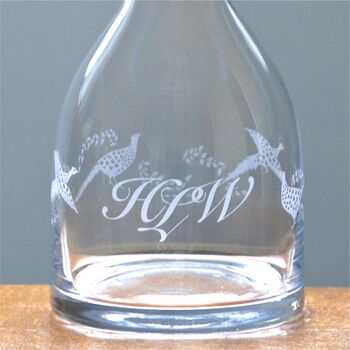 Engraved Country Carafe, 7 of 7