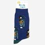 Men's Scottish Piper Bamboo Socks In Blue, thumbnail 4 of 4