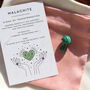 Malachite Mushroom Crystal Gift – With Pouch And Card, thumbnail 2 of 7