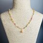 Pearl Pendant Handmade Beaded Necklace, thumbnail 1 of 9