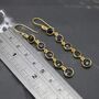 Black Tourmaline Earrings: October Birthstone, thumbnail 4 of 4