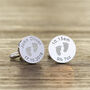 Personalised New Daddy Cufflinks, thumbnail 1 of 4