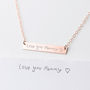 Personalised Handwriting Necklace, thumbnail 5 of 8
