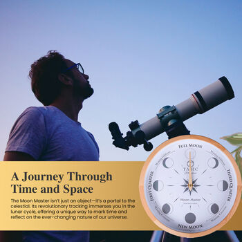 Tabic Moon Phase Clock Planeteco Moon Master, Accurate Lunar Tracking, 6 of 9
