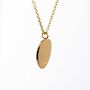 Slag 18k Gold Plated Friendship Necklace, thumbnail 5 of 11