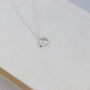 Silver Sun And Cloud Necklace, thumbnail 4 of 5