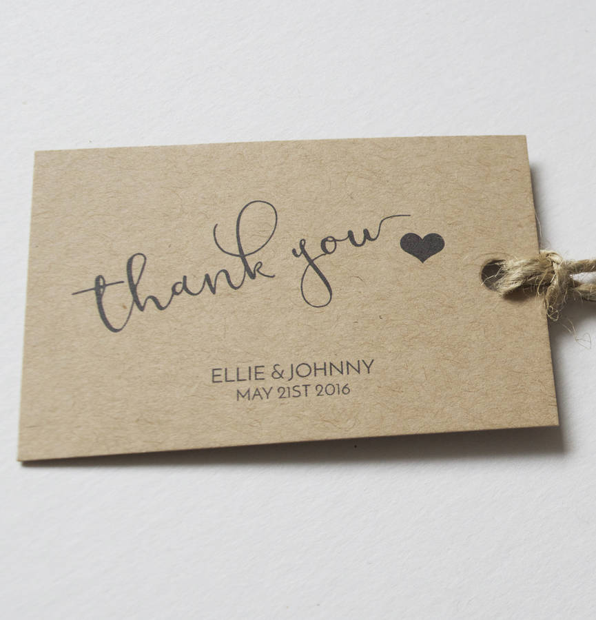 Personalised Wedding Favour Tags By Wonderland Invites Personalised Wedding Favour Tags