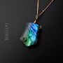 Natural Labradorite Necklace, thumbnail 4 of 10