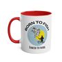 Born To Fish Coffee Mug, thumbnail 3 of 8