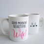 Personalised Husband And Wife Pair Of Mugs, thumbnail 3 of 5