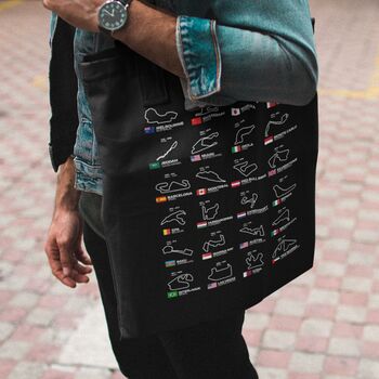 Formula One F1 2026 Calendar Track Tote Bag Gift, 2 of 2