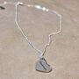 Personalised Name Gold And Silver Heart Charm Necklace, thumbnail 7 of 8