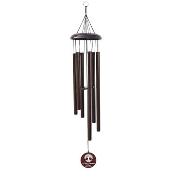 Personalised 30 Inch Bronze Wind Chime For Home Decoration, 7 of 11