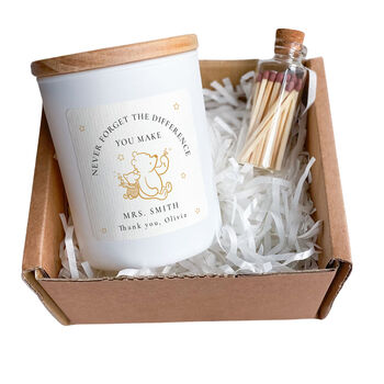 Personalised Teacher Keepsake Candle Gift, 7 of 10