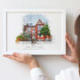 Personalised Watercolour Our Home Framed Print, thumbnail 3 of 8