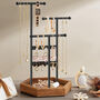 White Metal Wood Jewellery Display Tree Stand Hold, thumbnail 2 of 12