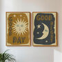 Sun And Moon Illustrated Prints, thumbnail 1 of 11