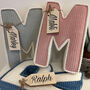 Contrasting Trim Corduroy Fabric Letters, thumbnail 1 of 12