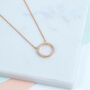 Chora Gold Plated And Cubic Zirconia Necklace, thumbnail 1 of 4