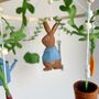 Handmade Peter Rabbit Themed Baby Cot Mobile, thumbnail 3 of 10