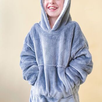 Personalised Reversible Over Sized Snuggle Hoody, 2 of 5