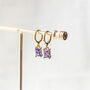 Purple Glass Earrings, thumbnail 6 of 11