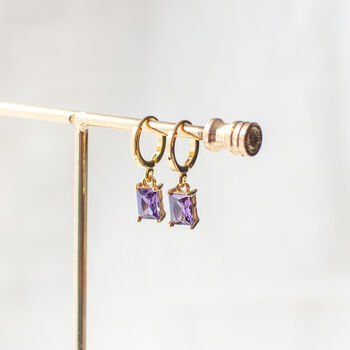 Purple Glass Earrings, 6 of 11