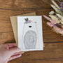 Illustrated Bear Floral Crown Greeting Card, thumbnail 3 of 4