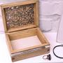 Personalised Wooden Filigree Trinket Box, thumbnail 5 of 7