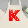 Personalised Letter Children's Apron, thumbnail 4 of 7