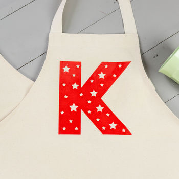 Personalised Letter Children's Apron, 4 of 7