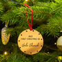Personalised 'First Christmas As Uncle' Decoration, thumbnail 1 of 5
