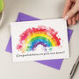 Personalised New Home Rainbow Card, thumbnail 3 of 4