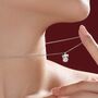 Schnauzer Dog Pendant Necklace In Sterling Silver, thumbnail 4 of 11