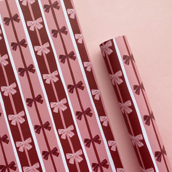 Velvet Bow Wrapping Paper, 3 of 6