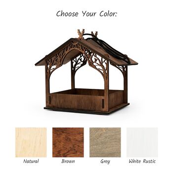 Personalised Wooden Bird House, 4 of 10