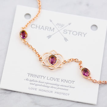 My Charm Story Trinity Love Knot Bracelet, 11 of 12