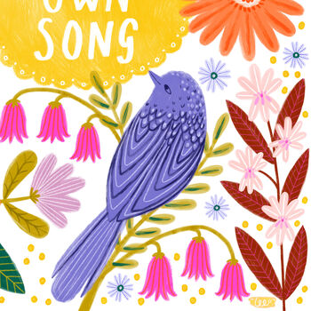 Sing Your Own Song Art Poster A5/A4/A3, 3 of 6