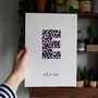 Personalised Patterned Letter Print, thumbnail 2 of 7