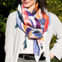 Personalised Watercolour Rainbow Scarf, thumbnail 1 of 8