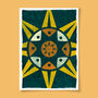 Ra Cornish Sunshine Greeting Card, thumbnail 1 of 5