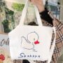 Duck Big And Small Side Crossbody Handle Tote Bag, thumbnail 1 of 8