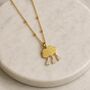 Silver Lining 18k Gold Plated Necklace, thumbnail 1 of 2