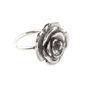 Large Sterling Silver Rose Ring, thumbnail 3 of 7