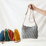 Fair Trade Crochet Boho Bobble Cross Body Handbag, thumbnail 1 of 6