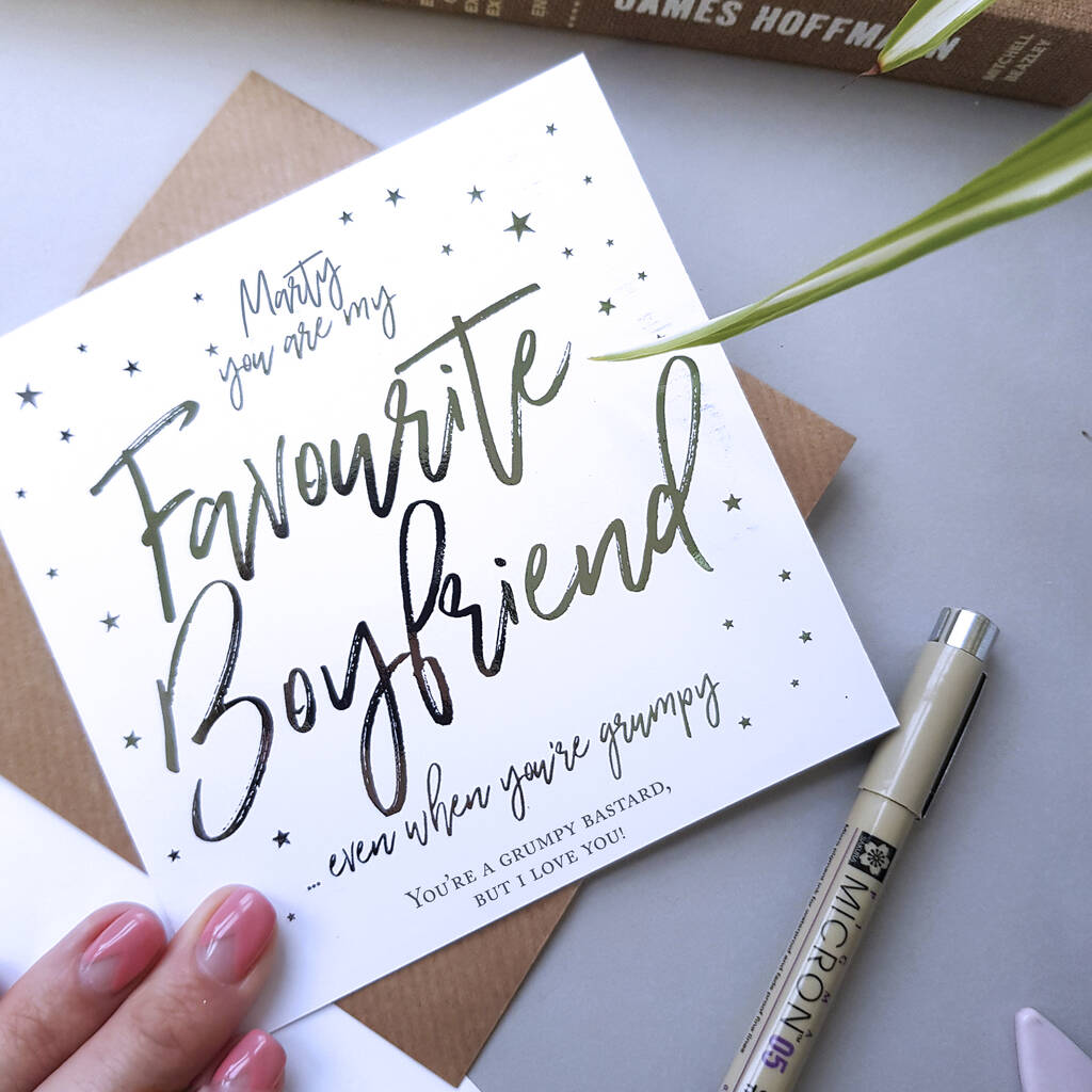 You're My Favourite Husband | Valentine's Card By Rich Little Things