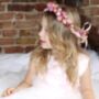 Maryanne Blush + White ~ Flower Girl Dress, thumbnail 6 of 12