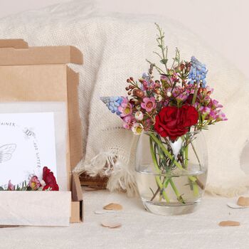 Gift Wrapped Fresh Flower Botanical Box, 5 of 10