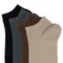 Four Pack Essential Women's Trainer Socks Stone, thumbnail 3 of 3